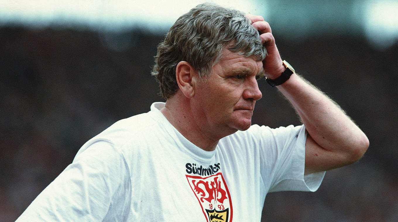 Dreimal Trainer beim VfB Stuttgart: Hans-Jürgen Sundermann © 1994 Getty Images