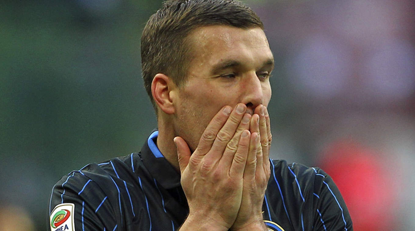 One of the better Inter players against Torino: Podolski © 2015 Getty Images