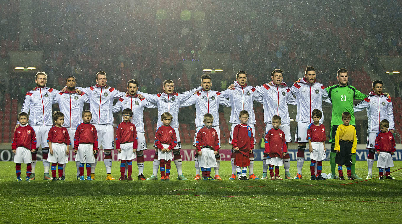 An internationally experienced side: Germany's Under-21s © 2014 Getty Images