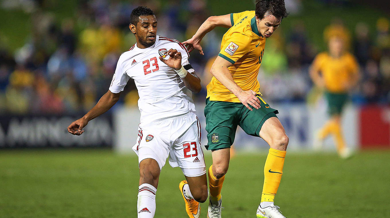 Starke Leistung im Halbfinale: Kruse (r.) mit Australien beim Asien-Cup © 2015 Getty Images