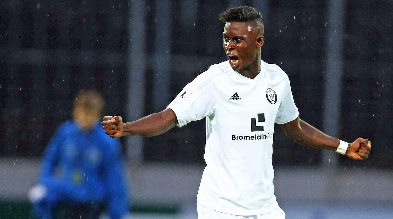 Stürmer mit Perspektive: Frederick Kyereh wechselt nach Cottbus © 2014 Getty Images