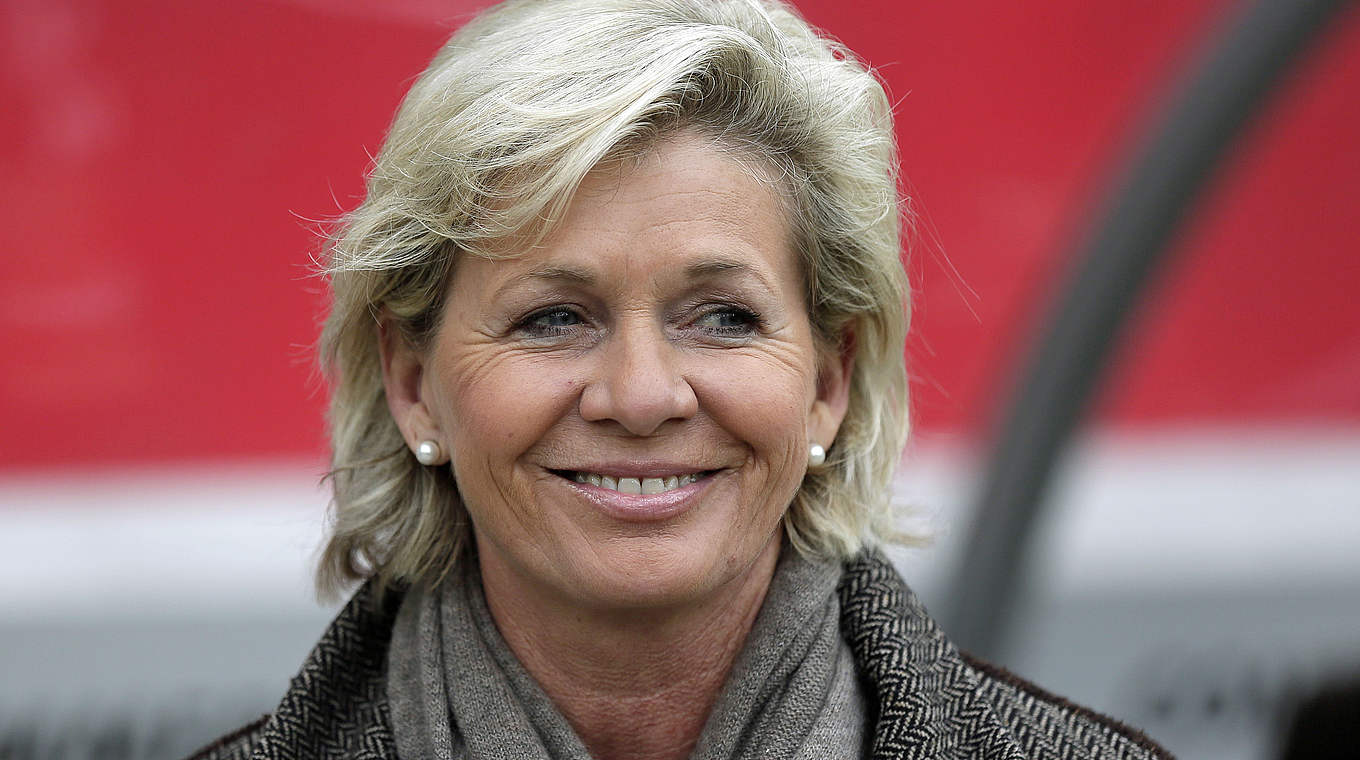 Silvia Neid: "We want to improve tactical understanding and fitness levels" © 2014 Getty Images