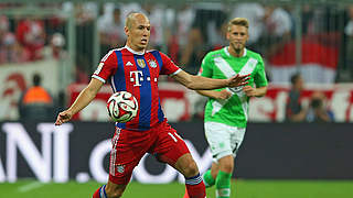 Torschütze im Hinspiel: Bayern-Offensivstar Arjen Robben (l.) © 2014 Getty Images