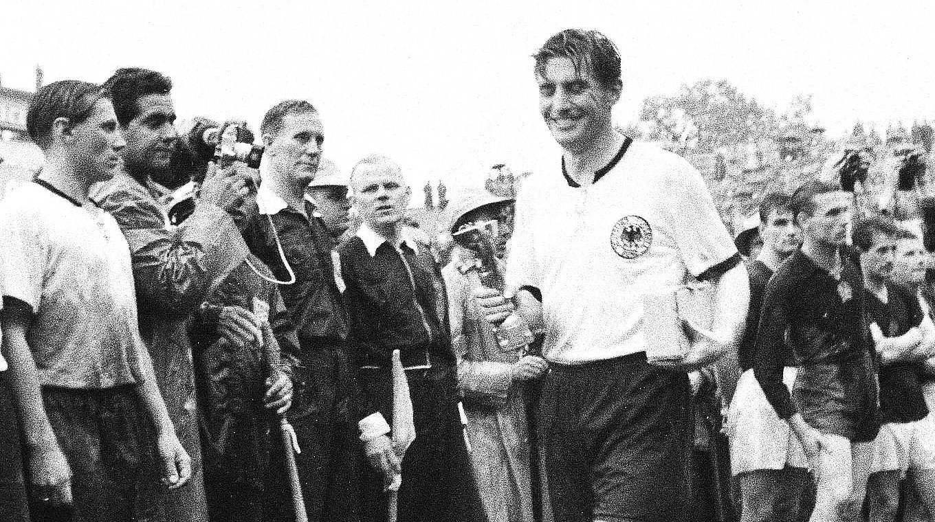 Fritz Walter was one of the heroes in 1954's "Miracle of Bern" © DFB