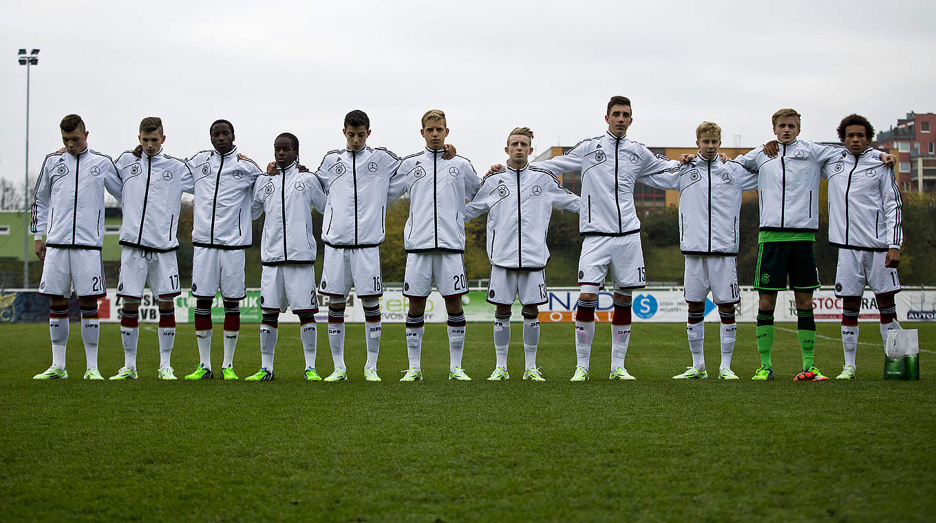 Schüler-Länderspiel in Stuttgart: Die U 16-Junioren treten gegen Frankreich an © 2014 Getty Images