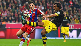 Hummels (v.) vor dem Pokalhalbfinale beim FC Bayern: 