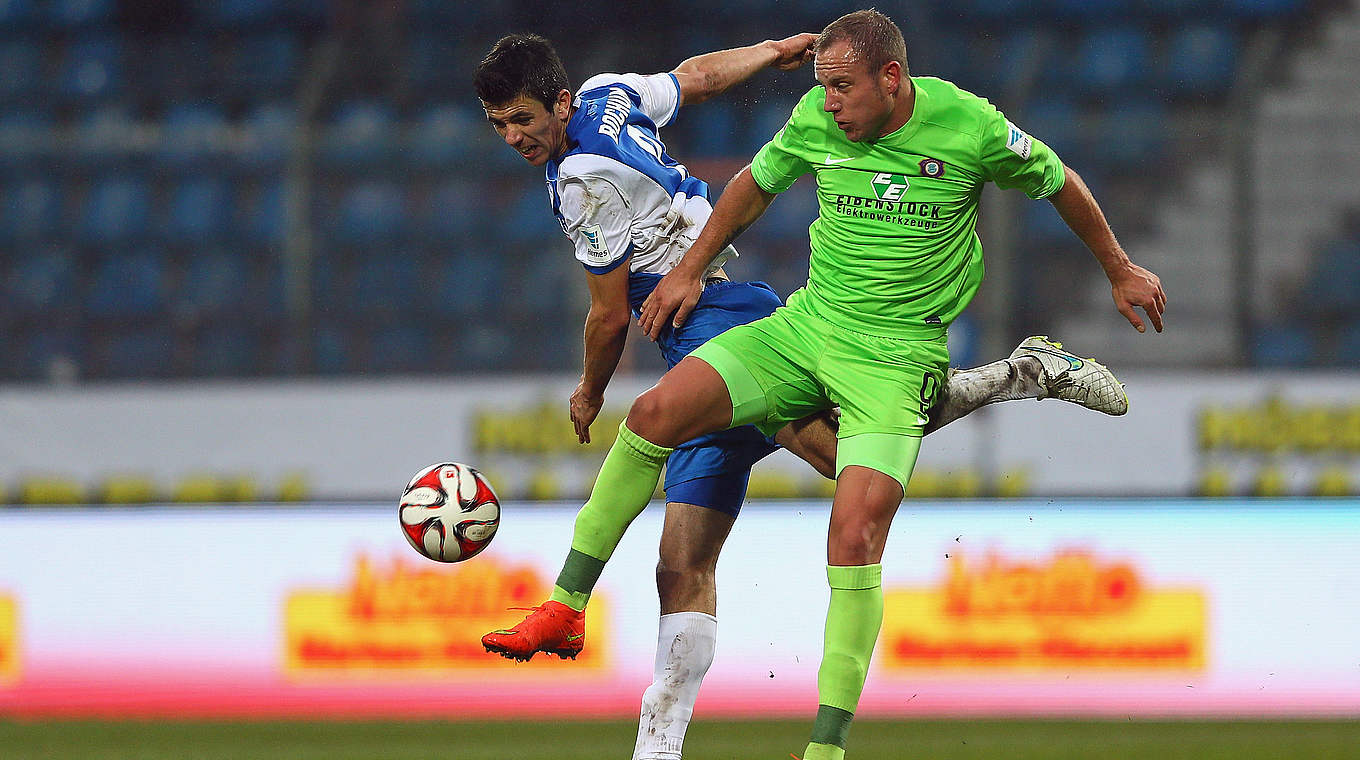 Prominenter Zugang beim Chemnitzer FC: Frank Löning  (r.) © 2014 Getty Images