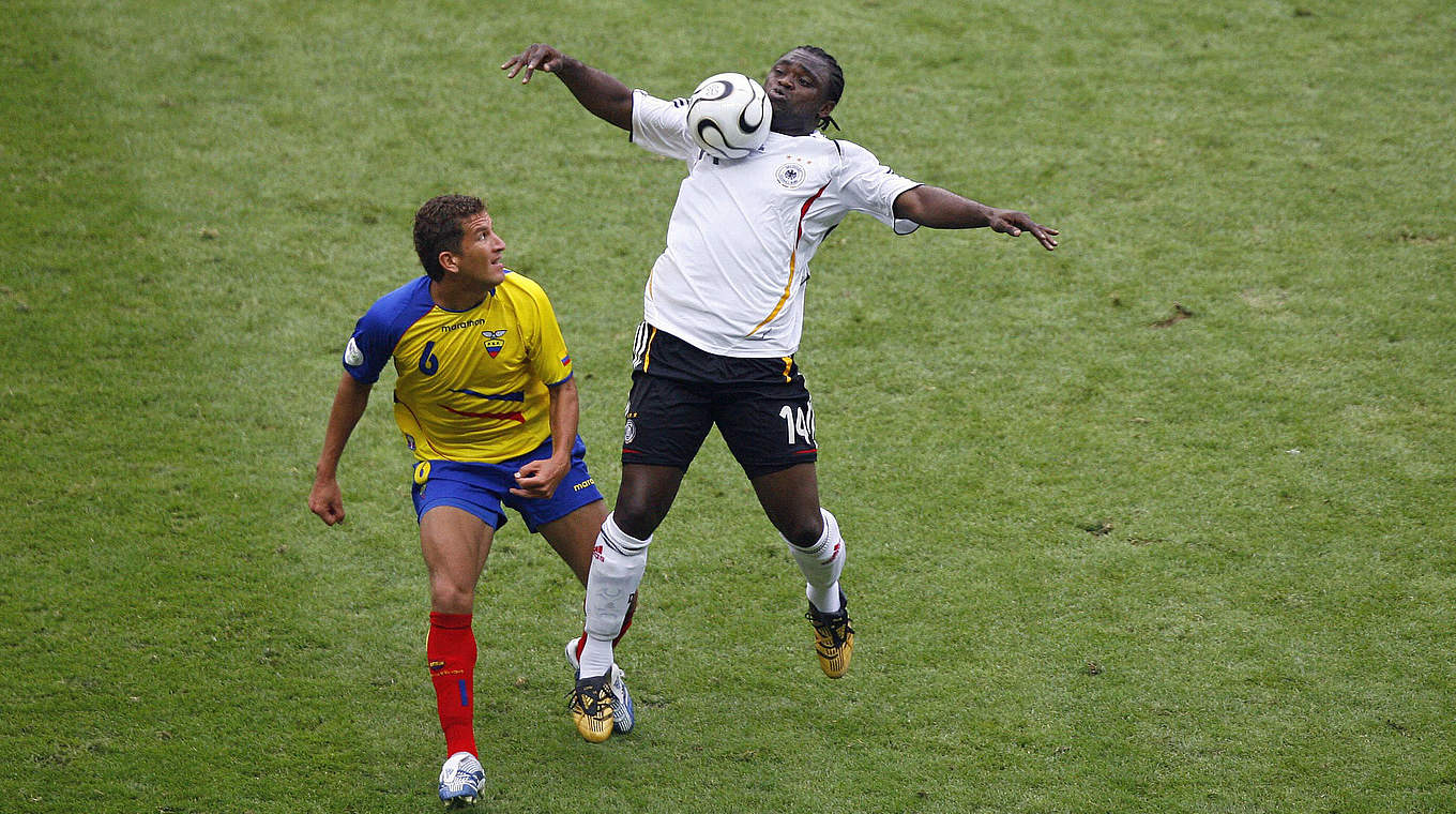 Gerald Asamoah (r.): "Die WM 2006 im eigenen Land war unvergleichlich" © 2006 AFP/Getty Images