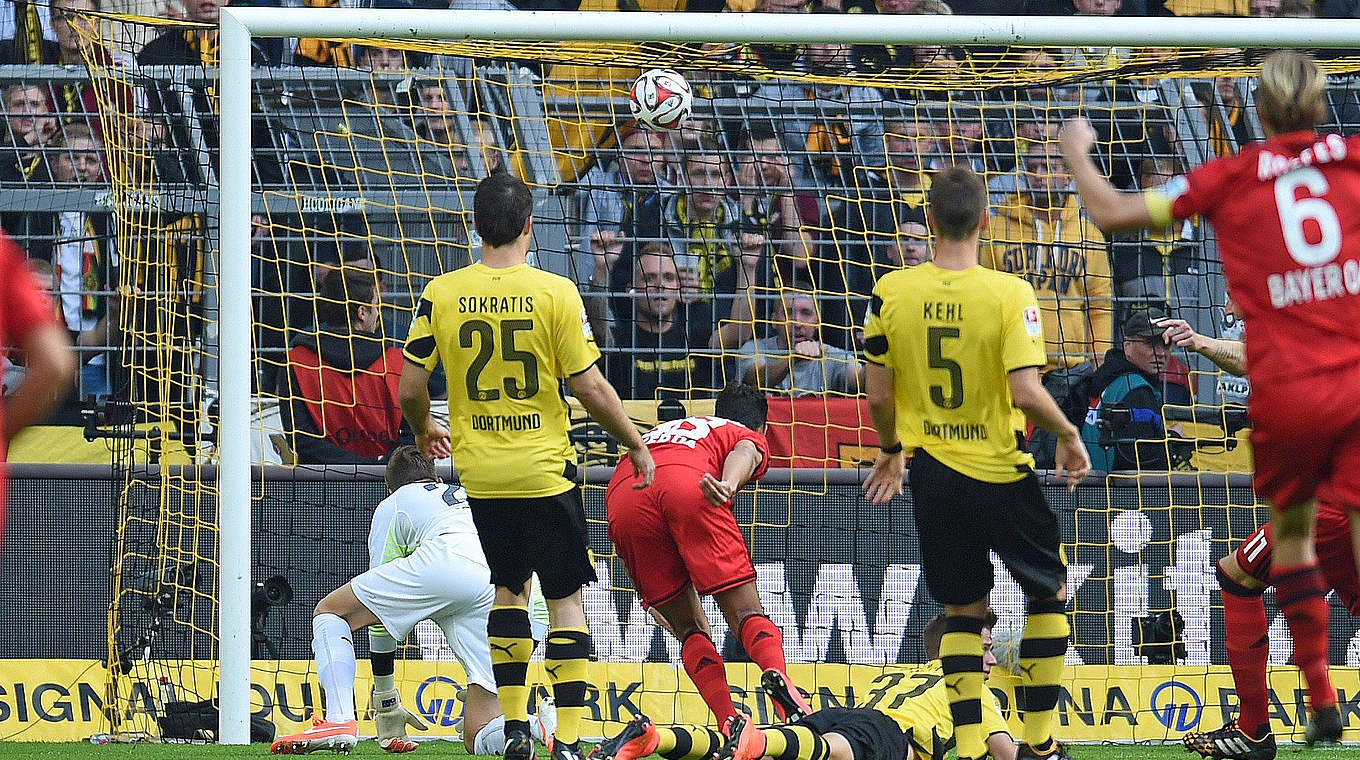 Rekord: Karim Bellarabi erzielte gegen den BVB das schnellste Bundesligator © Getty Images