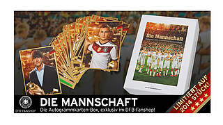 Jetzt sichern: Die Autogrammkarten-Box der Weltmeister © DFB