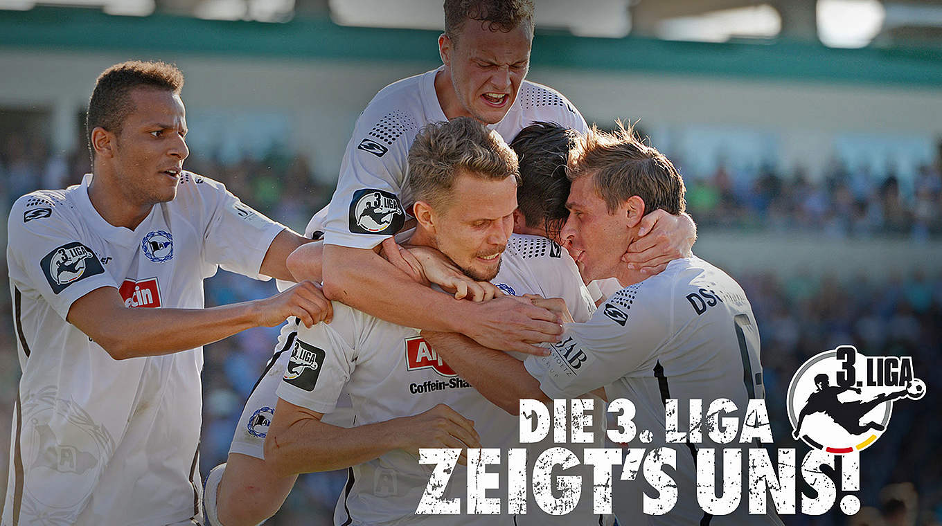 "Zeigt’s uns": der Slogan der 3. Liga © Getty/DFB