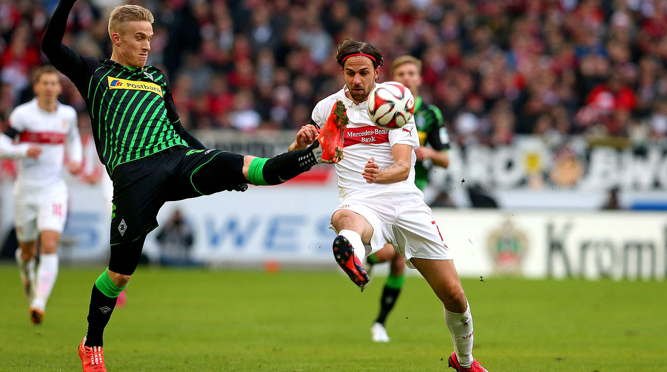 Sieg in Stuttgart: Mönchengladbach lässt den VfB auf Platz 17 stürzen © 2015 Getty Images