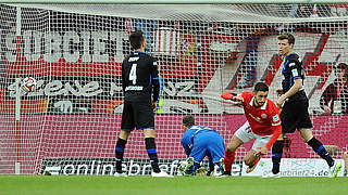 Yunus Malli scored to give Mainz the lead against Paderborn © imago/Jan Huebner