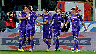 Gomez's brace won the game for Fiorentina © AFP/GettyImages