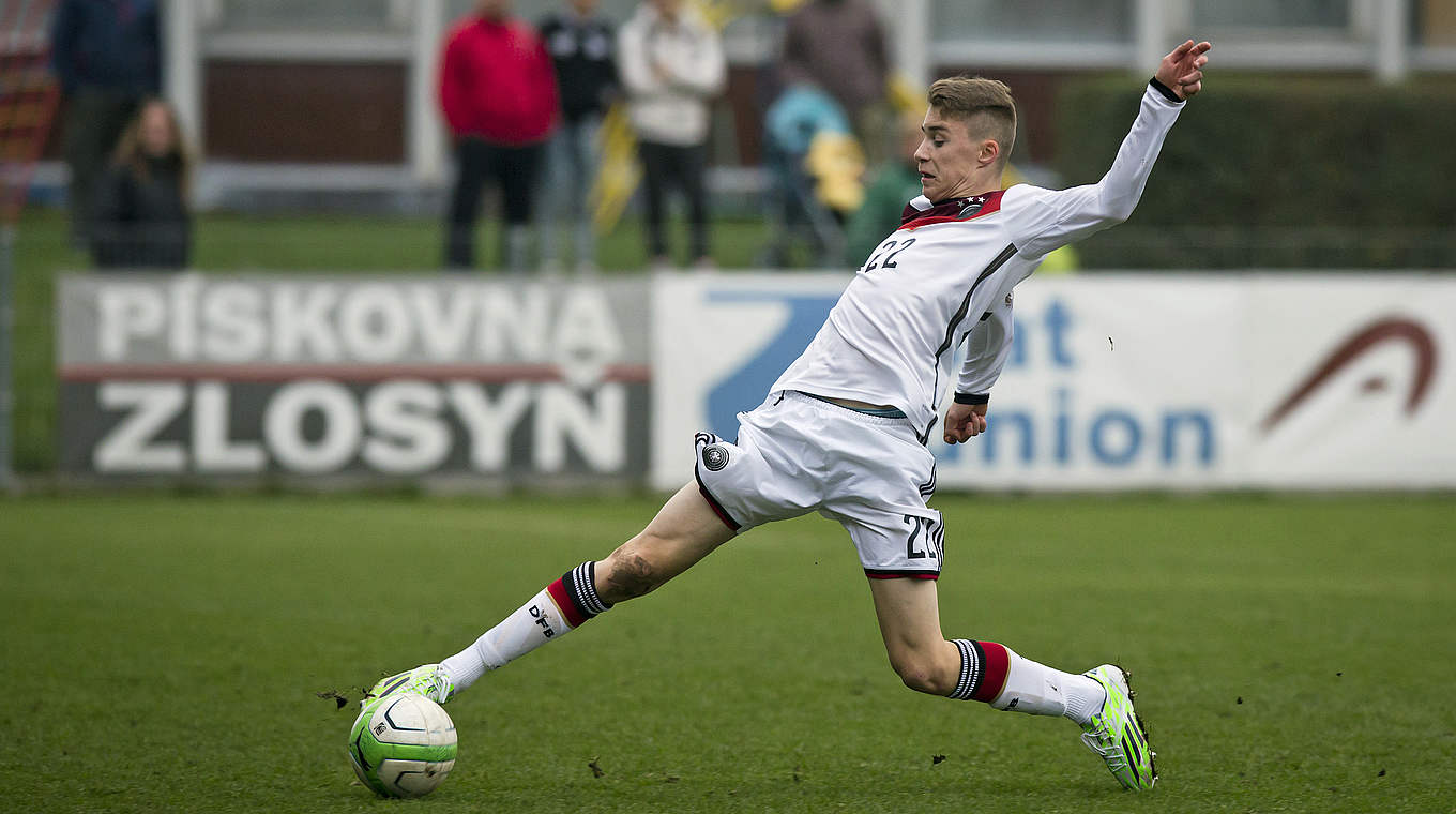 Von Frankfurt nach Wolfsburg gewechselt: Juniorennationalspieler Davide Itter © 2014 Getty Images