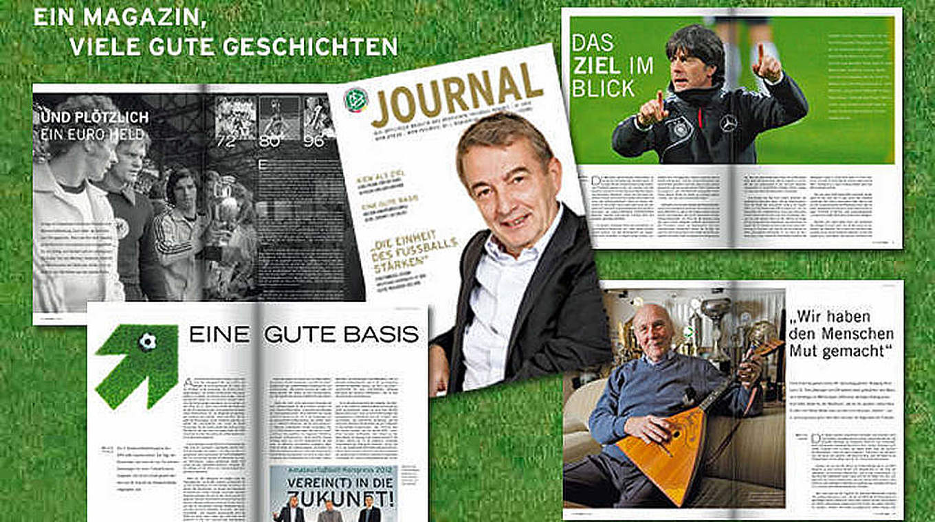 Das "DFB-Journal" steht im Mittelpunkt der DFB-Publikationen © 