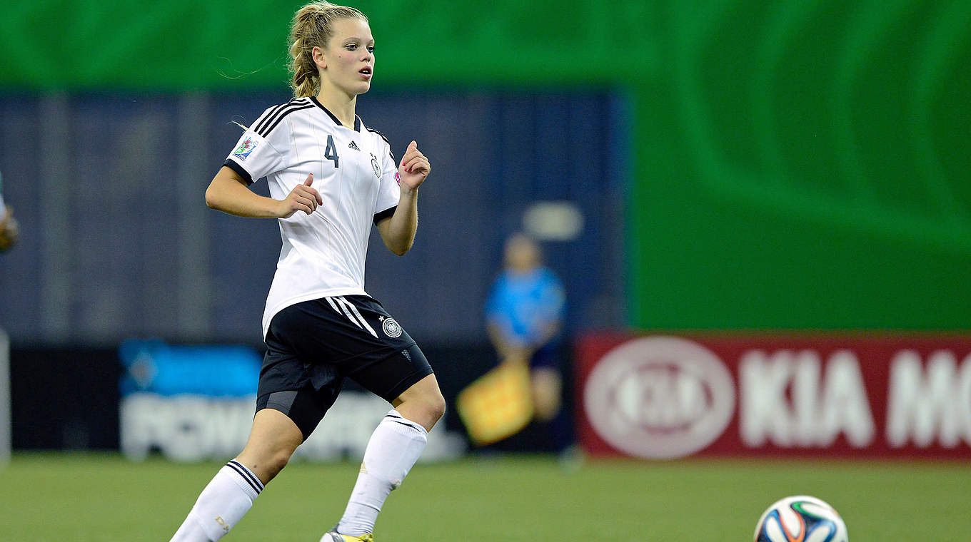 Erstmals in den A-Kader berufen: U 20-Weltmeisterin Margarita Gidion © 2014 Getty Images