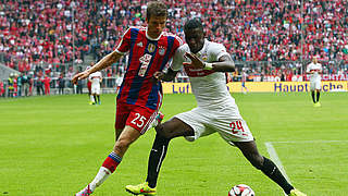 Ganz nah dran an Stuttgarts Startelf: Antonio Rüdiger (r.) © 2014 Getty Images