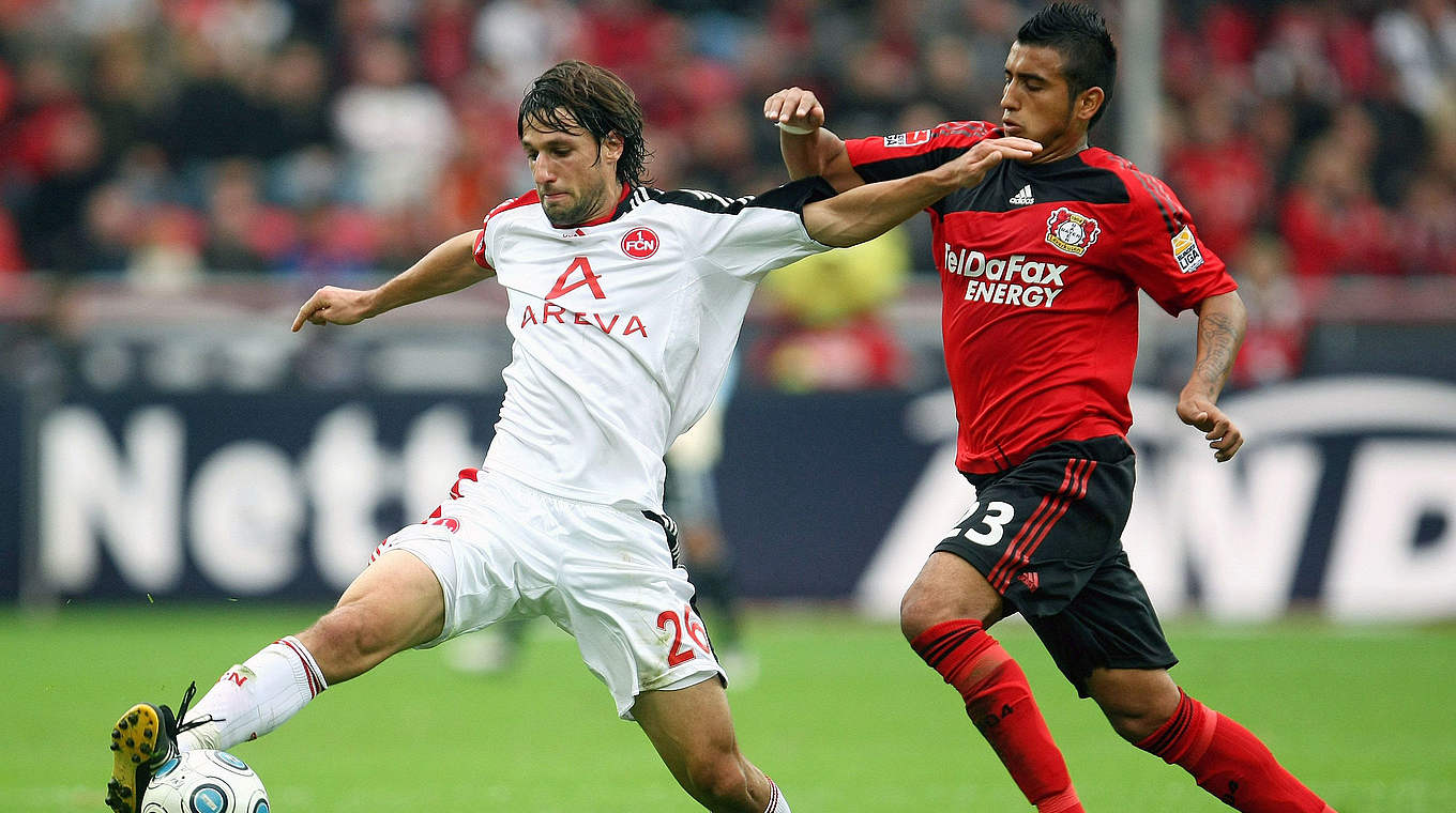 2009: In Nürnberg spielte Thomas Broich seine letzte Saison in der Bundesliga © 2009 Getty Images