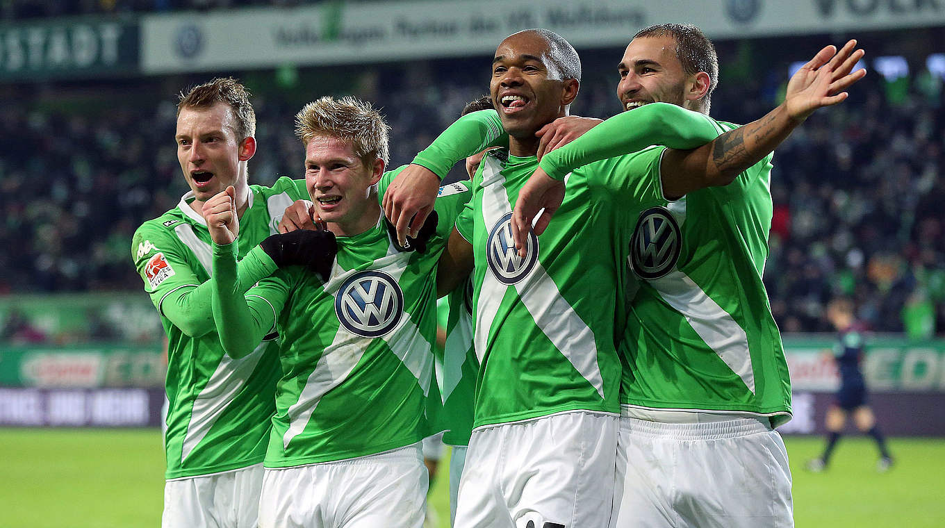 Das 300. Heimspiel in der Bundesliga steht an: der VfL Wolfsburg © 2014 Getty Images