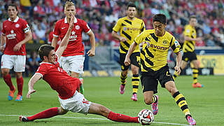 Relegation battle: Mainz 05 travel to Dortmund today © 2014 Getty Images