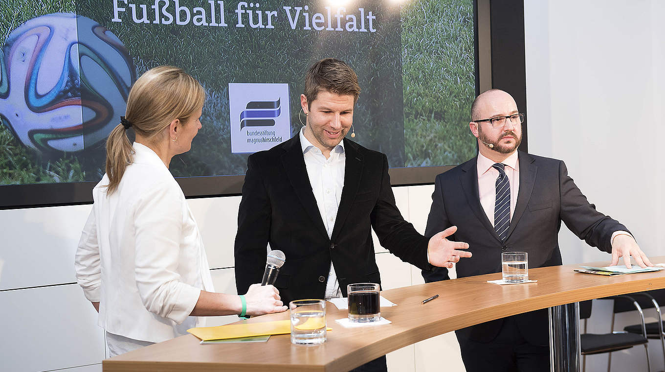 Hitzlsperger: "I talked to a lot of people who are interested in the topic" © Max Schwarzlose