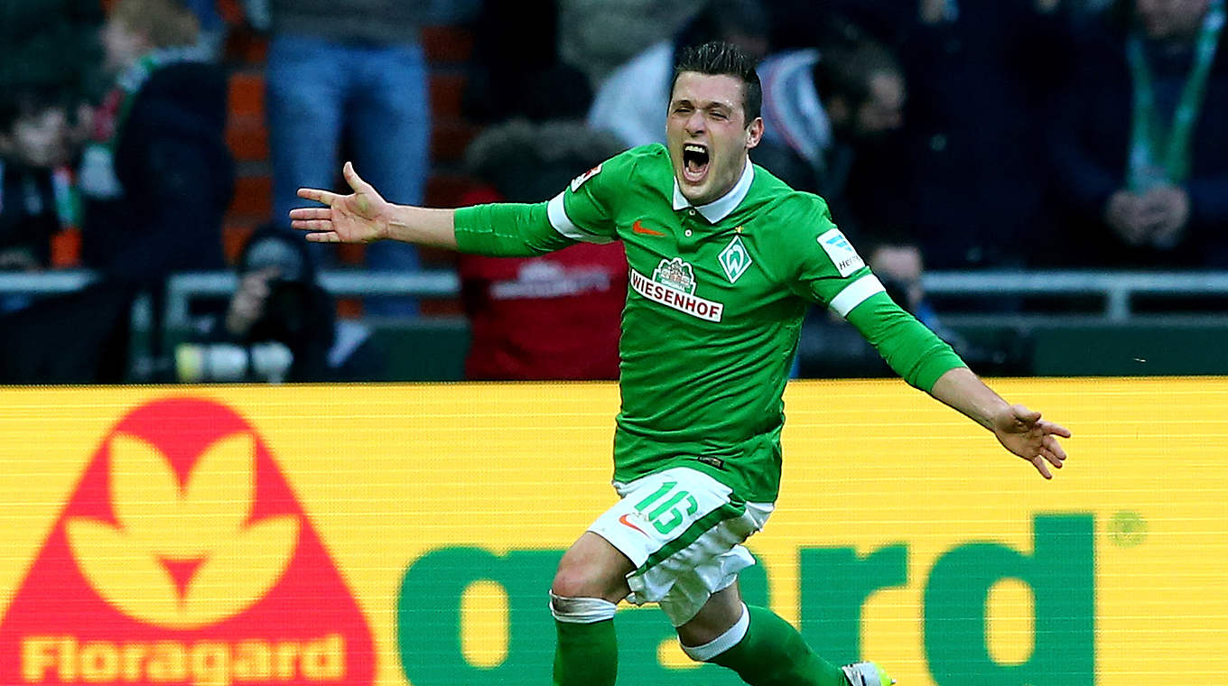Vertragsverlängerung bei Werder: Zlatko Junuzovic © 2015 Getty Images