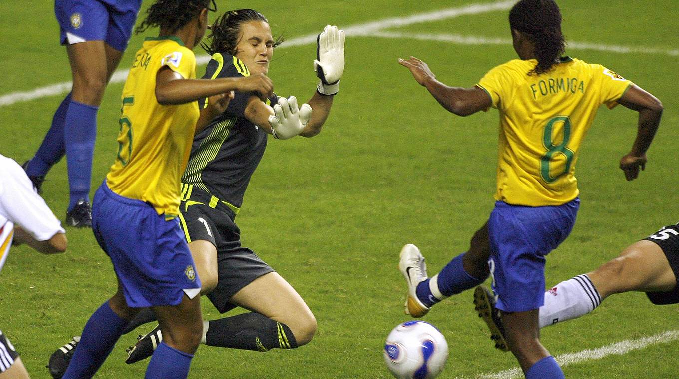 Nicht zu überwinden: Angerer bleibt bei der WM 2007 ohne Gegentor © Getty Images