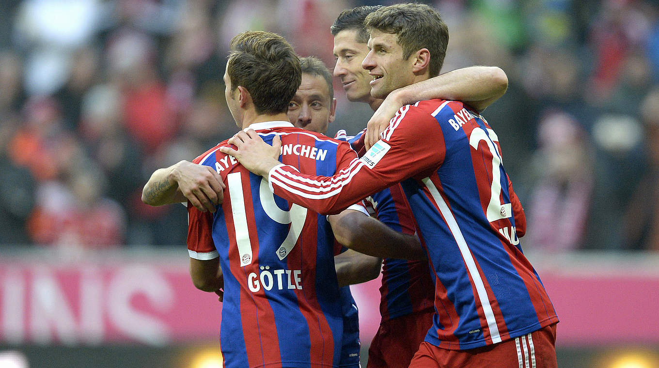 Bayern recorded their biggest win since beating HSV 9-2 in 2013 © Getty