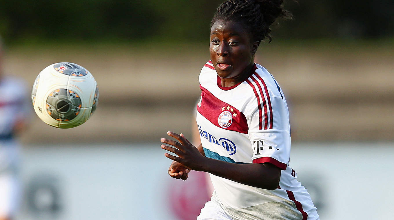 Eunice Beckmann scored the second-half winner for Bayern © 2014 Getty Images