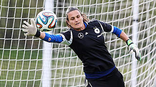 Angerer made it three home clean sheets in a row for the Thorns © 2014 Getty Images
