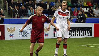 Ehemalige Bundesligaprofis: Sergei Kiryakov (l.) und Guido Buchwald © DFB