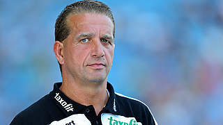 Remis in Bautzen: Neustrelitz und Coach Petersen © 2013 Getty Images