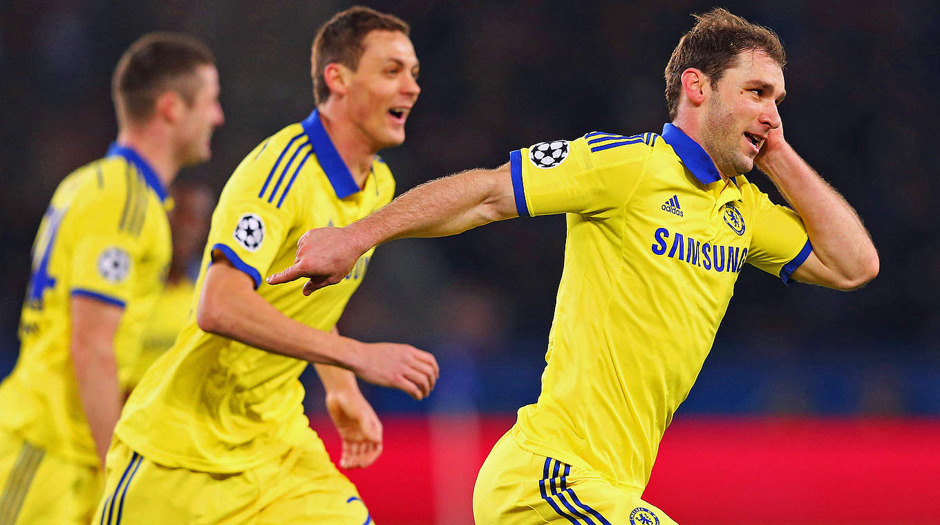 Erster Torschütze der Partie: Ivanovic (r.) bringt Chelsea in Führung © 2015 Getty Images