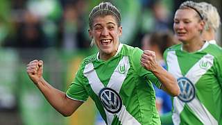 Lule lacht: Luisa Wensing eilt in Wolfsburg von Erfolg zu Erfolg. © Imago