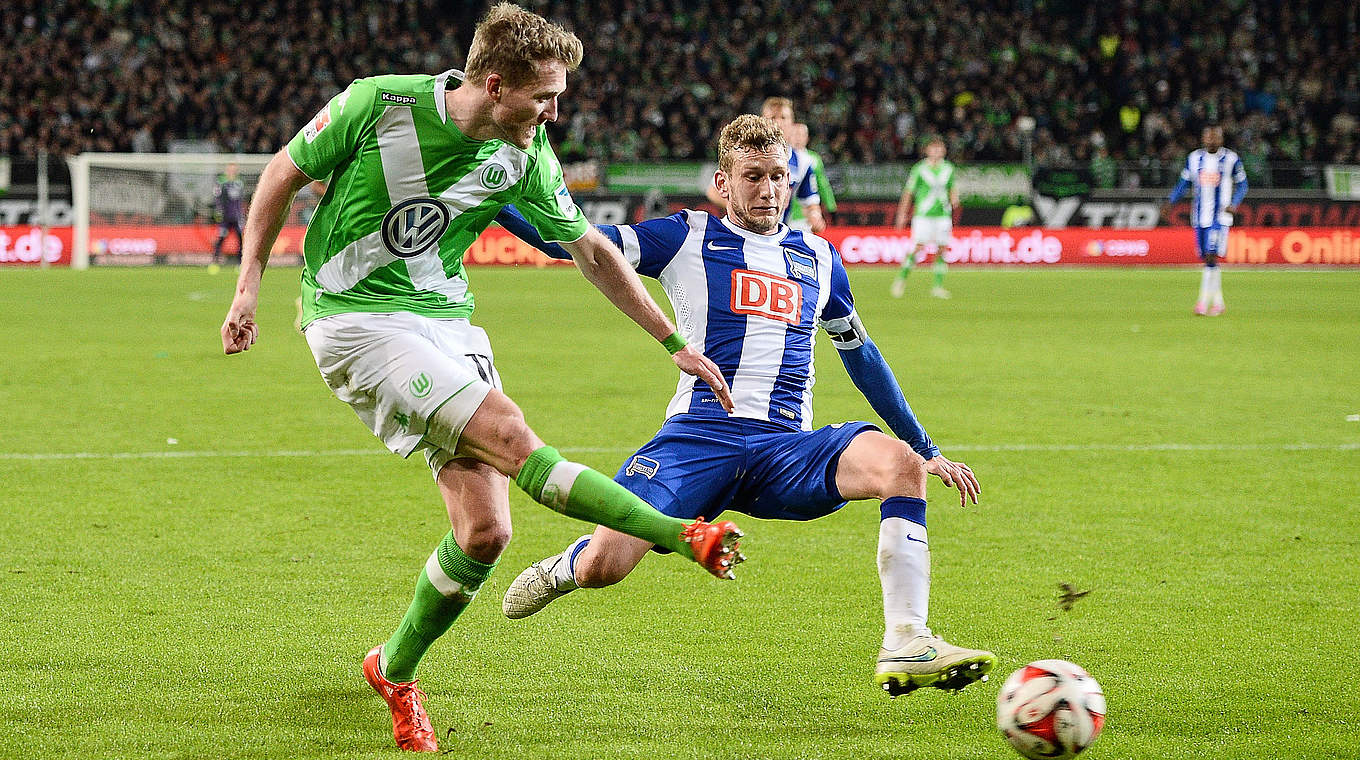 Schürrle had a number of good moments but still couldn't open his VfL account © 2015 Getty Images