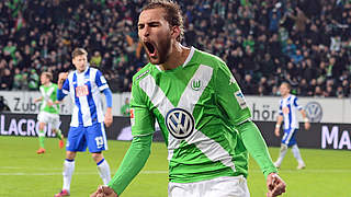 Bas Dost has now scored 11 goals in 6 competitive games since the winter break © 2015 Getty Images