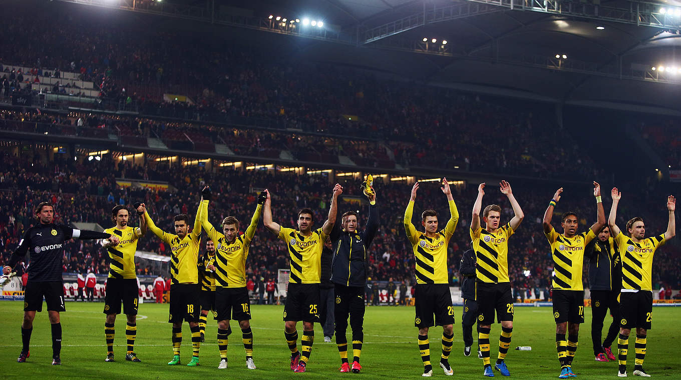 Feiern mit den Fans: europäischer Festtag für den BVB © 2015 Getty Images