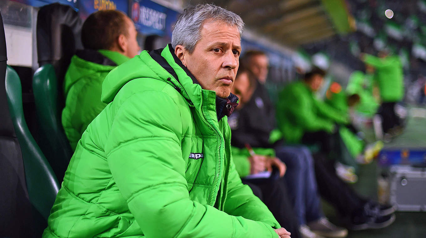 Lucien Favre and Gladbach gave their all but were unfortunately knocked out © 2015 Getty Images