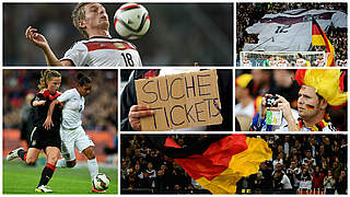 Vorverkauf: Tickets für fünf Länderspiele können derzeit bezogen werden.  © Getty Images/Imago