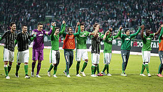 Noch ein Erfolg fehlt zum 500. Heimsieg in der Bundesliga: Werder Bremen © AFP/Getty Images