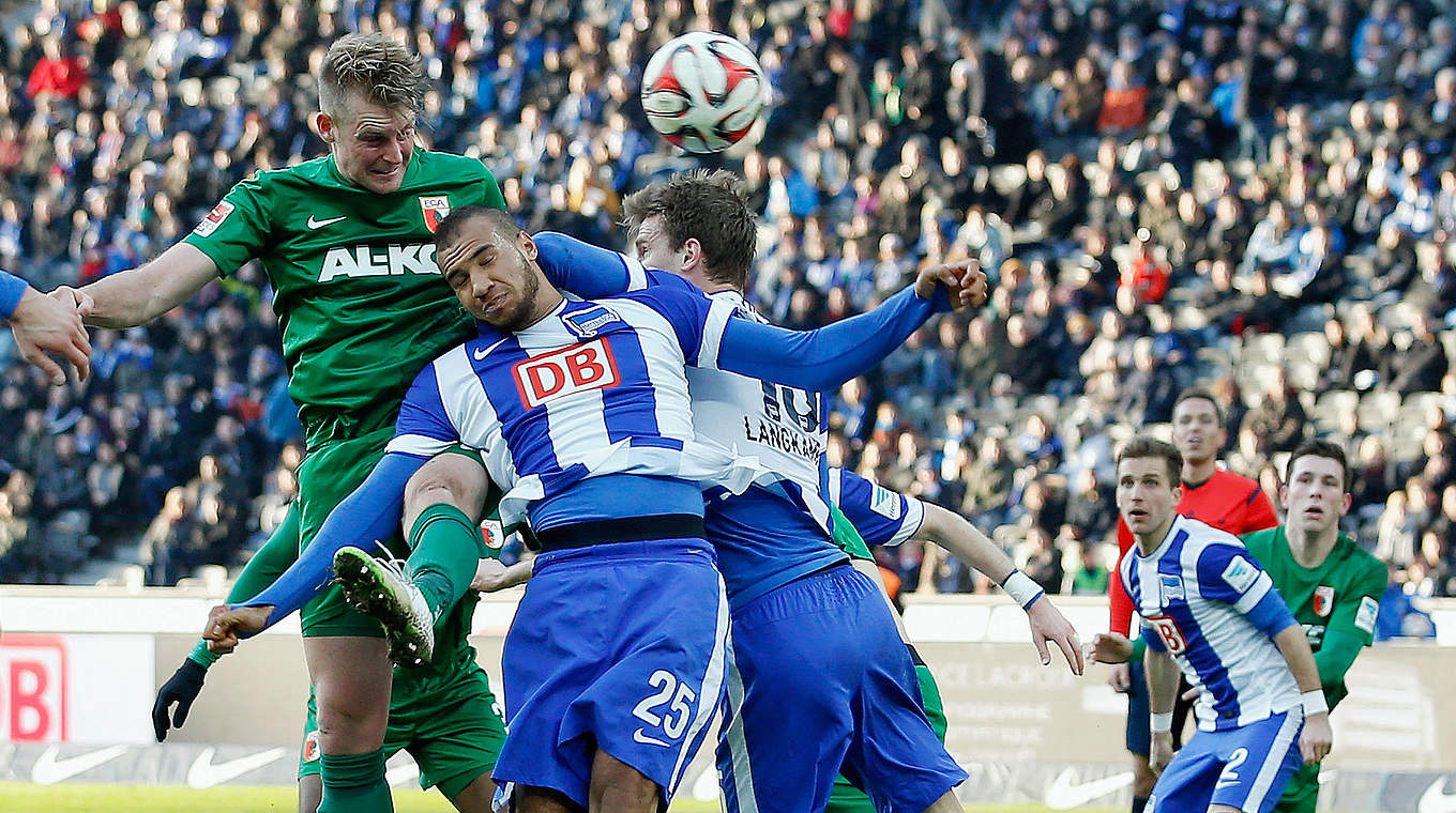 Hertha BSC moved out of the relegation zone thanks to their 1-0 win © 2015 Getty Images