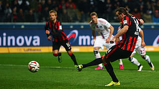 Eintracht Frankfurt have enjoyed a good record over Hamburg of late © 2015 Getty Images