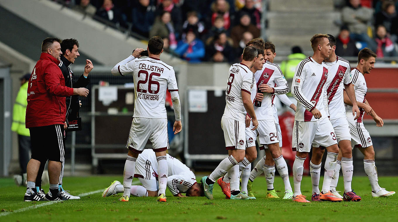 Siegesrausch: Nürnberg gewinnt fünf der letzten acht Spiele © 2015 Getty Images