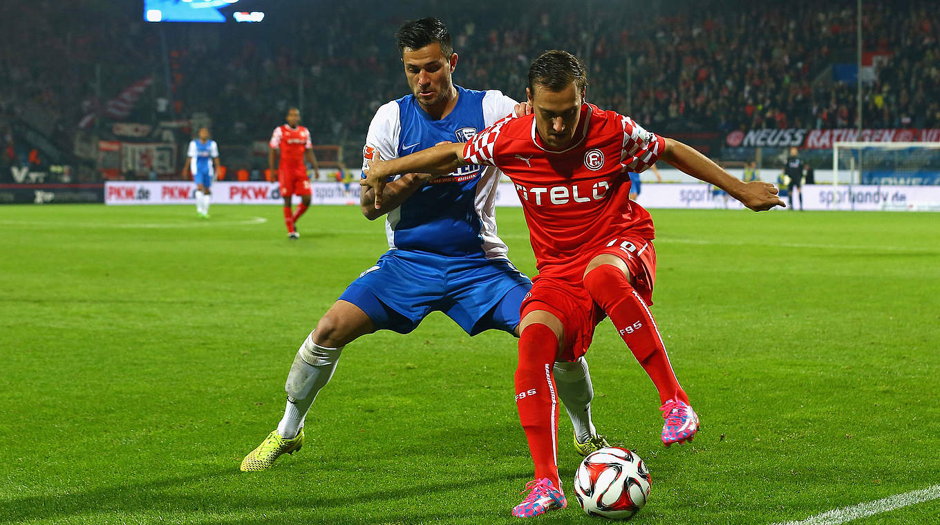 Ausgeglichenes Hinspiel: Bochum gegen Düsseldorf 1:1 © 2014 Getty Images