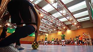 Großer Sport auf kleinem Raum: Bei der Deutschen Futsal-Meisterschaft © Getty Images