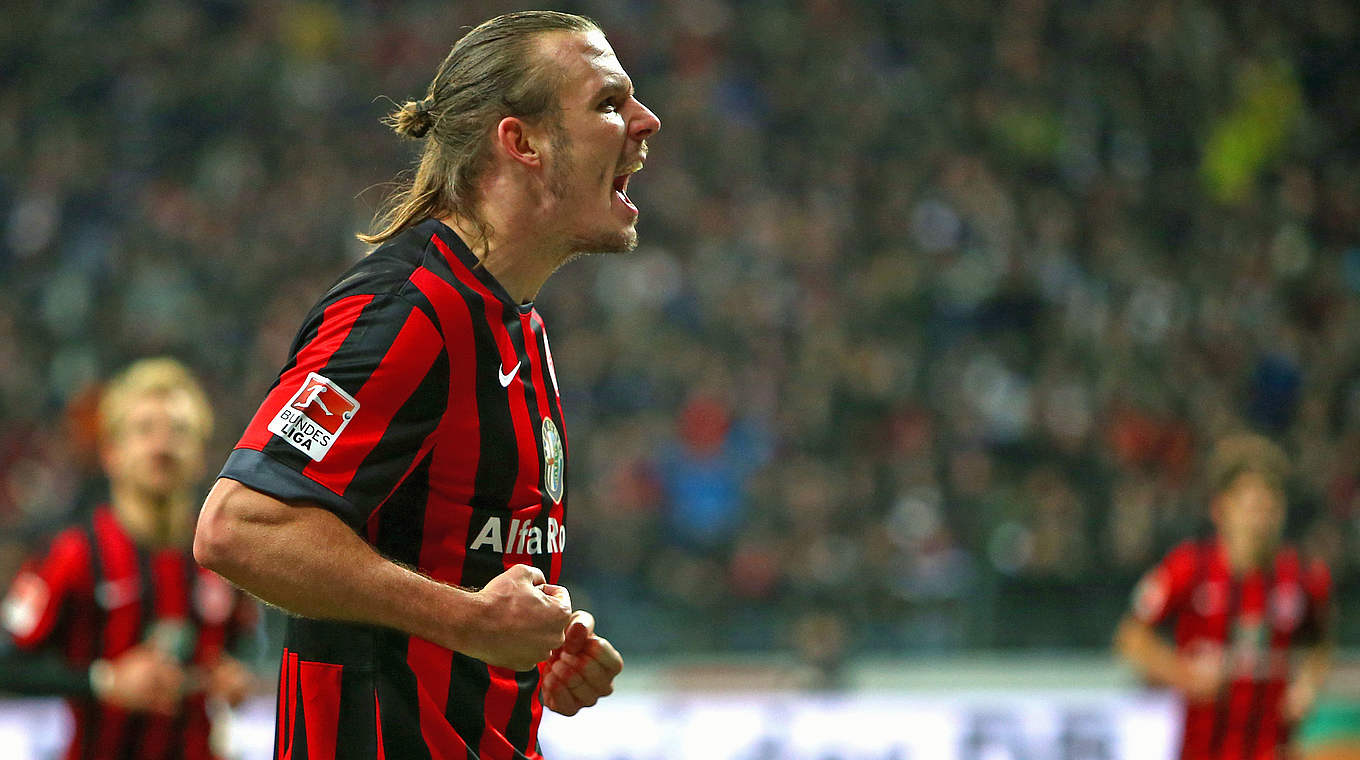 Erzielte bereits 16 Treffer: Alexander Meier von Eintracht Frankfurt © 2015 Getty Images