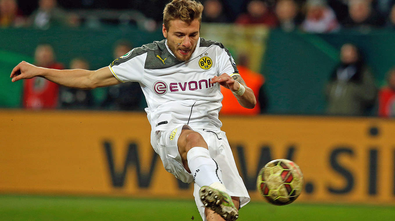 Zweifacher Torschütze: Ciro Immobile schießt Borussia ins Viertelfinale © 2015 Getty Images