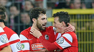 Jubelt in der kommenden Saison im Bayer-Trikot: Admir Mehmedi (l.) © 2015 Getty Images