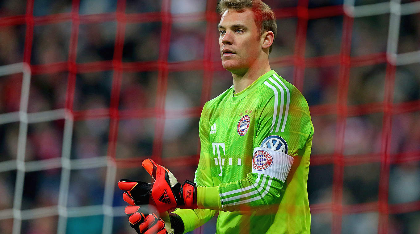 Vor seinem 40. kompletten Spiel in Folge:
Manuel Neuer © 2015 Getty Images